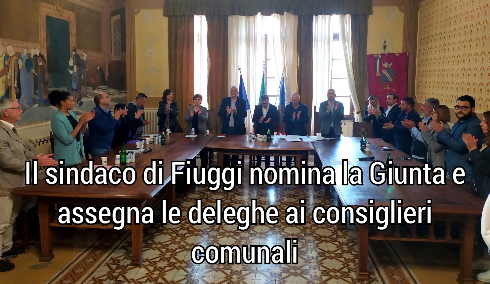 Il sindaco di Fiuggi nomina la Giunta e assegna le deleghe ai consiglieri comunali